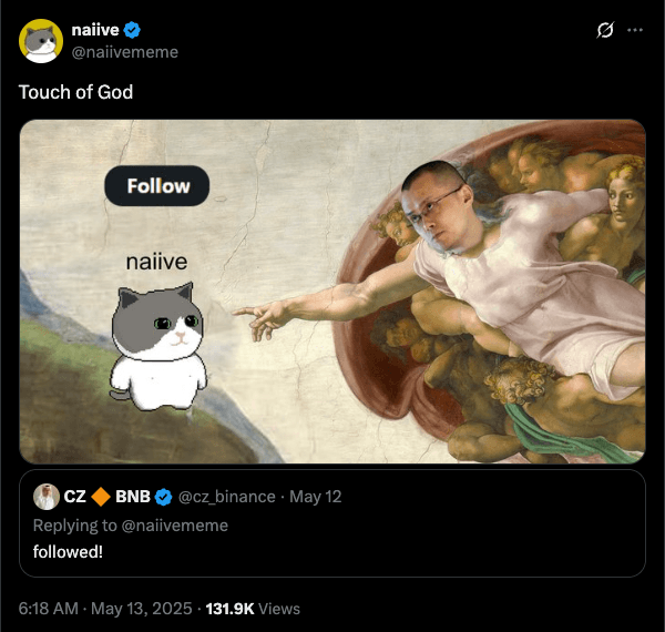 CZ Twitter Screenshot 1