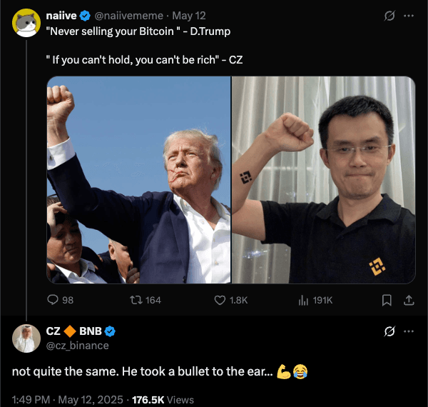 CZ Twitter Screenshot 2